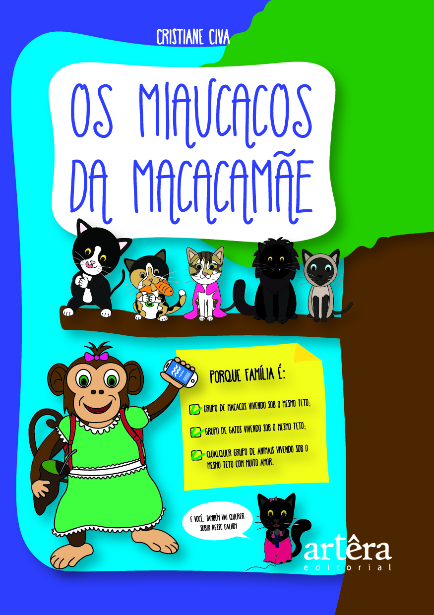 Capa do livro Os Miaucacos da Macacamãe